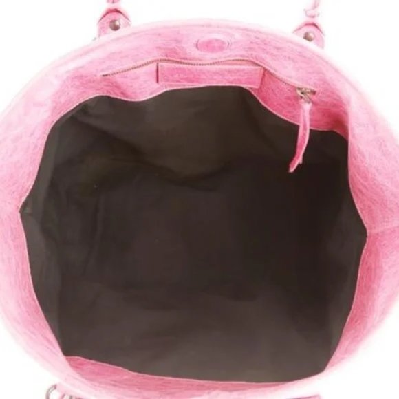 RARE Balenciaga Sunday Pink Leather Tote & Mirror Excellent Condition - Picture 4 of 7